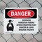 Signmission Contains Asbestos Fibers Danger Sign, Plastic, 10in W x 7in L, 2PK OS-2PACK-DS-P-710-L-1102 - alternate 8